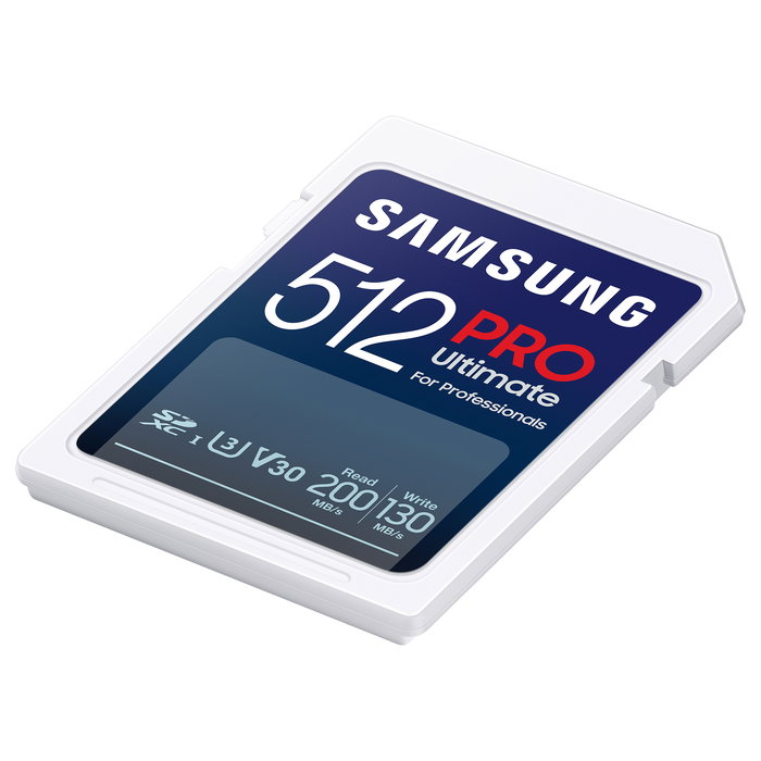 Samsung MB-SY512S Tarjeta de Memoria microSDXC 512GB Clase 10 U3 V30 Velocidad de Lectura 200MB/s Escritura 130MB/s