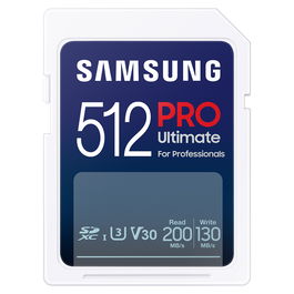 Samsung MB-SY512S Tarjeta de Memoria microSDXC 512GB Clase 10 U3 V30 Velocidad de Lectura 200MB/s Escritura 130MB/s