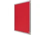 Nobo Tablero de anuncios Essence fieltro rojo 600x450 mm marco aluminio
