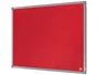 Nobo Tablero de anuncios Essence fieltro rojo 600x450 mm marco aluminio