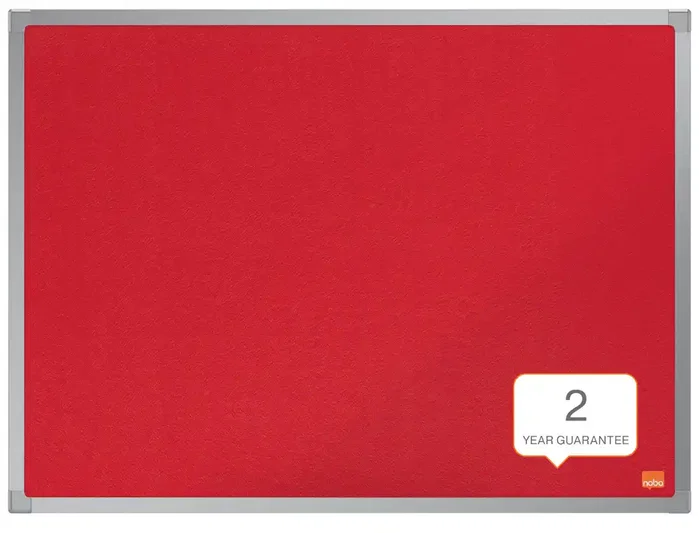 Nobo Tablero de anuncios Essence fieltro rojo 600x450 mm marco aluminio Nobo Tablero de anuncios Essence fieltro rojo 600x450 mm marco aluminio