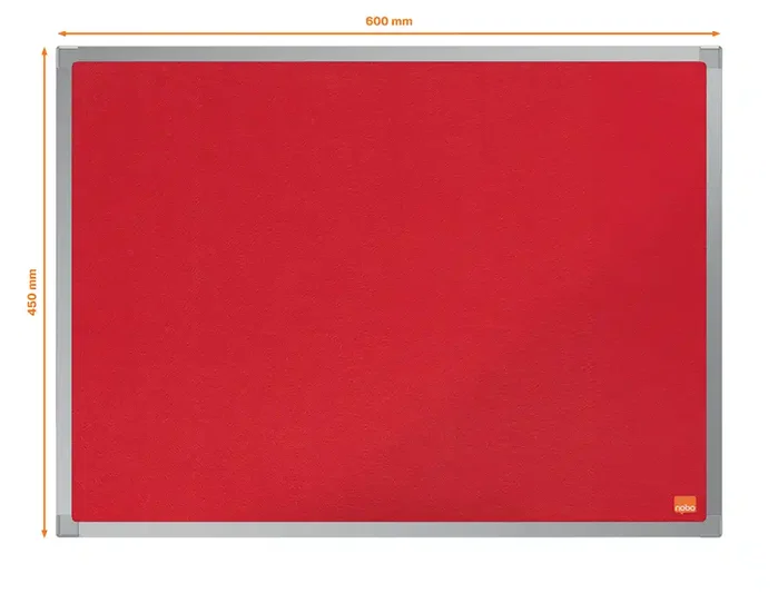 Nobo Tablero de anuncios Essence fieltro rojo 600x450 mm marco aluminio Nobo Tablero de anuncios Essence fieltro rojo 600x450 mm marco aluminio