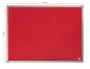 Nobo Tablero de anuncios Essence fieltro rojo 600x450 mm marco aluminio