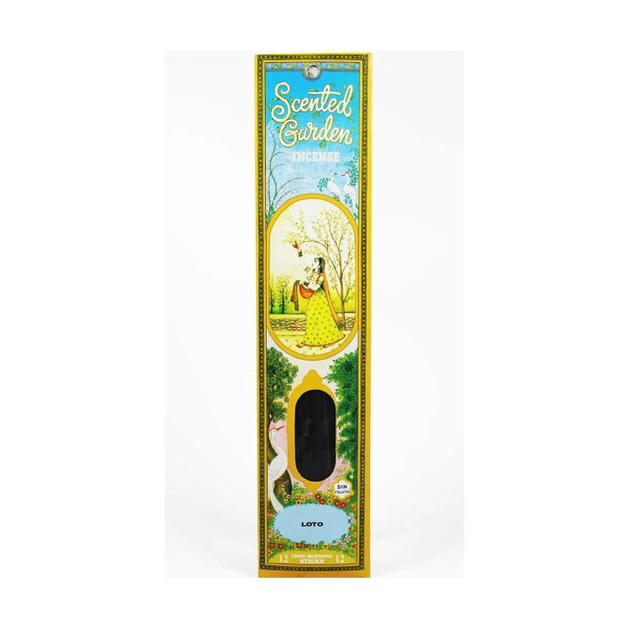 Radhe Shyam Incienso Stick Scented Garden Loto 12 unidades Radhe Shyam Incienso Stick Scented Garden Loto 12 unidades