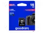 GOODRAM Tarjeta de memoria SDHC 16GB Class 10 UHS I