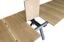DKD Home Decor Mesa de Comedor Extensible Metal y MDF 200x100x75