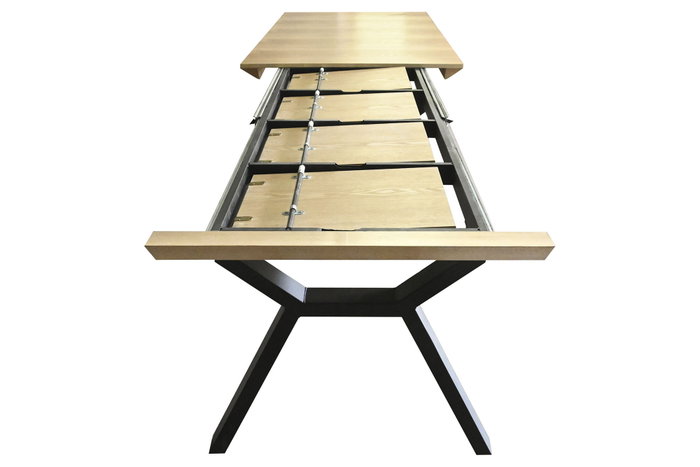 DKD Home Decor Mesa de Comedor Extensible Metal y MDF 200x100x75 DKD Home Decor Mesa de Comedor Extensible Metal y MDF 200x100x75