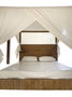 DKD Home Decor Cama Banana 1c25 188 x 198 x 209 cm Fibra de banana y Teca