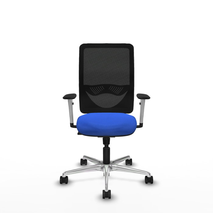 PIQUERAS Y CRESPO Silla de oficina Zulema con mecanismo Sincro, Azul y Negro PIQUERAS Y CRESPO Silla de oficina Zulema con mecanismo Sincro, Azul y Negro