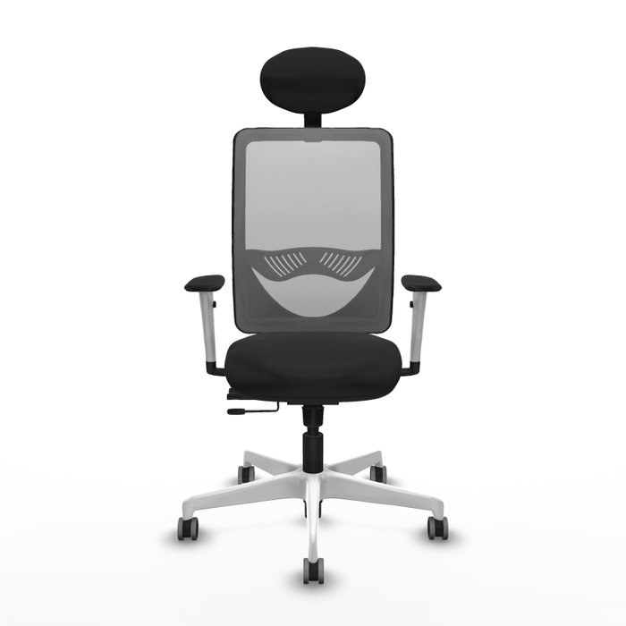 PIQUERAS Y CRESPO Silla de oficina Zulema con mecanismo Sincro/Traslack Negro y Gris PIQUERAS Y CRESPO Silla de oficina Zulema con mecanismo Sincro/Traslack Negro y Gris