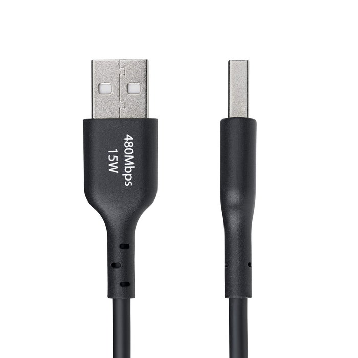 Cable USB Startech USB2AC15CMBK Negro Cable USB Startech USB2AC15CMBK Negro