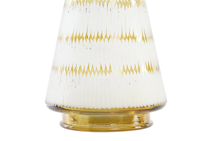 DKD Home Decor Decoración Luminosa de Cristal LED Árbol Dorado