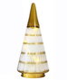 DKD Home Decor Decoración Luminosa de Cristal LED Árbol Dorado