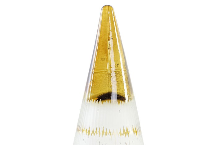 DKD Home Decor Decoración Luminosa de Cristal LED Árbol Dorado