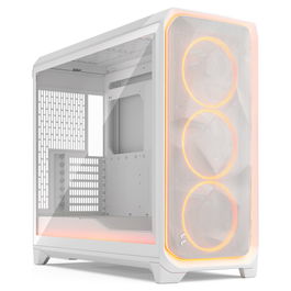 Fractal Design Meshify 3 XL Gabinete Torre Blanca TG Tinte Claro con RGB Pro Ambiental