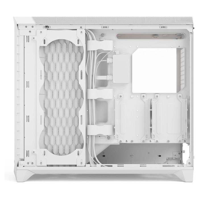 Fractal Design Meshify 3 XL Ambience Pro RGB White TG Light Tint - Caja de PC Blanca con Panel de Vidrio Templado e Iluminación