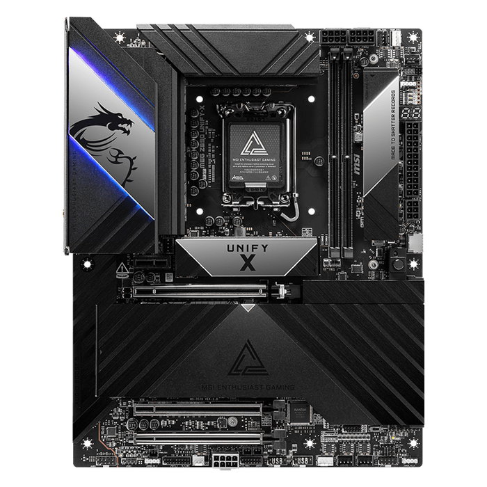 MSI MEG Z890 UNIFY-X Placa Base ATX con Socket LGA 1851, Chipset Intel Z890, WiFi 7, Bluetooth 5.4, 6x M.2, DDR5 9600MHz, 3x PCIe x16 Gen5