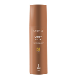 Kin Crema Activadora de Rizos Curly Cream 150 ml para Definir, Dar Brillo y Volumen al Cabello