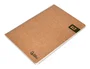 Liderpapel Cuaderno espiral A4 Ecouse tapa cartulina kraft 80 hojas papel reciclado 80gr cuadro 4mm con margen