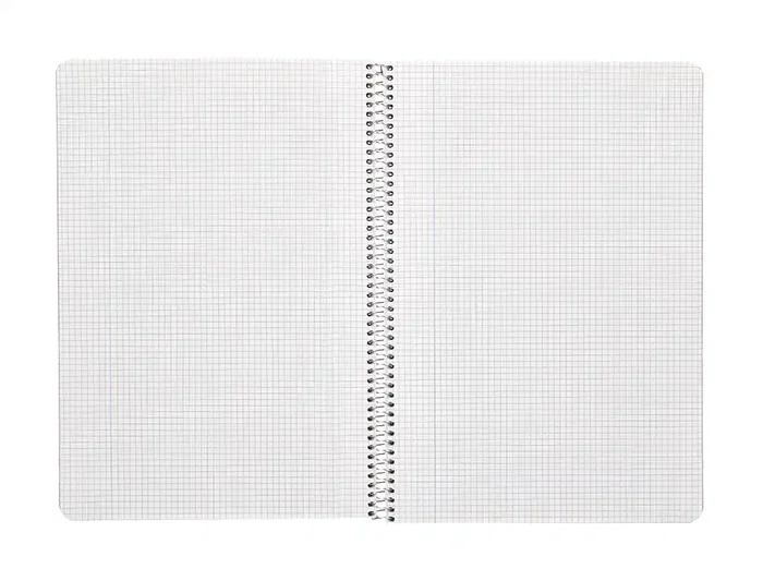 Liderpapel Cuaderno espiral A4 Ecouse tapa cartulina kraft 80 hojas papel reciclado 80gr cuadro 4mm con margen