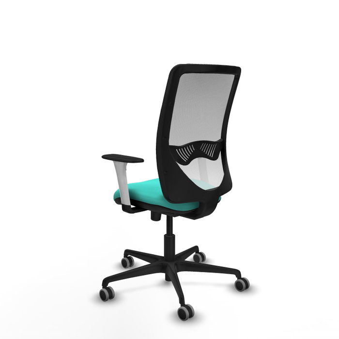 PIQUERAS Y CRESPO Silla de oficina Zulema Turquesa y Blanco PIQUERAS Y CRESPO Silla de oficina Zulema Turquesa y Blanco