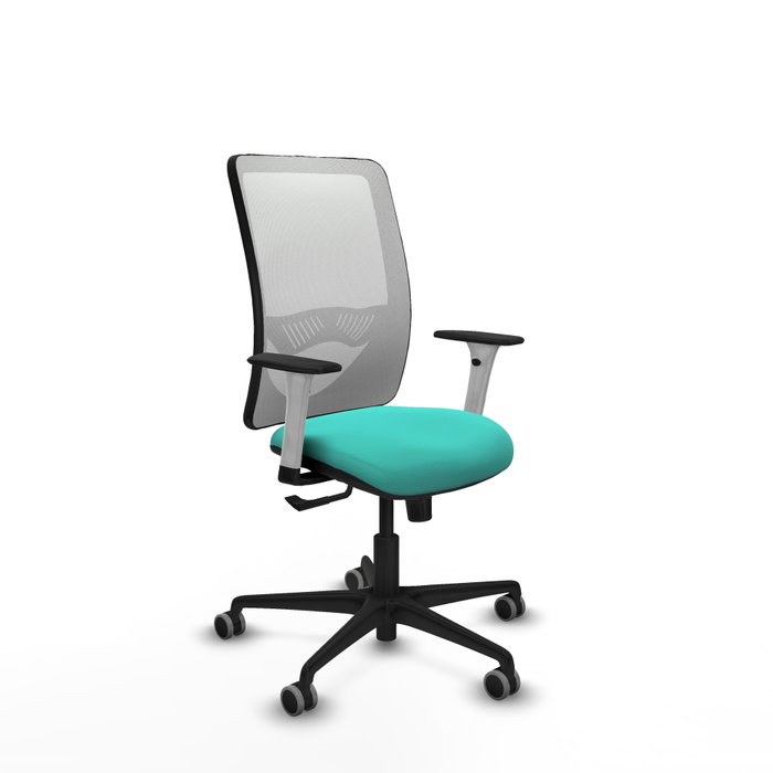 PIQUERAS Y CRESPO Silla de oficina Zulema Turquesa y Blanco PIQUERAS Y CRESPO Silla de oficina Zulema Turquesa y Blanco