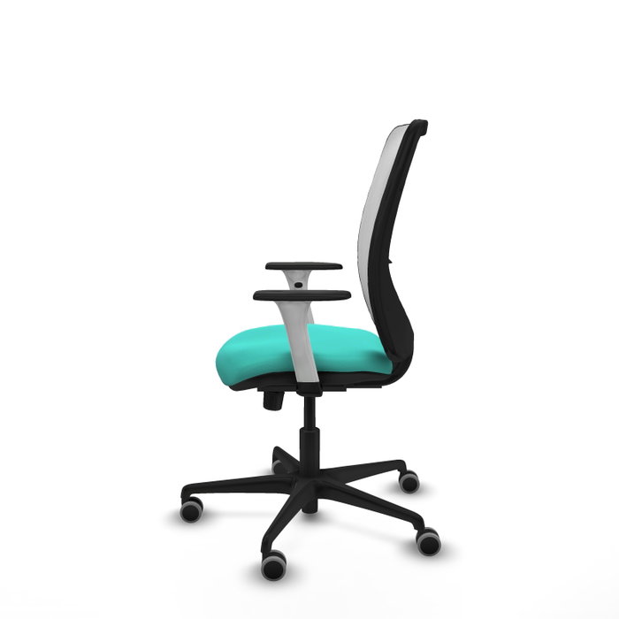 PIQUERAS Y CRESPO Silla de oficina Zulema Turquesa y Blanco PIQUERAS Y CRESPO Silla de oficina Zulema Turquesa y Blanco