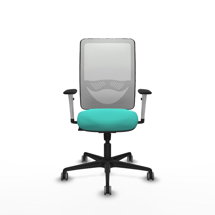 PIQUERAS Y CRESPO Silla de oficina Zulema Turquesa y Blanco PIQUERAS Y CRESPO Silla de oficina Zulema Turquesa y Blanco
