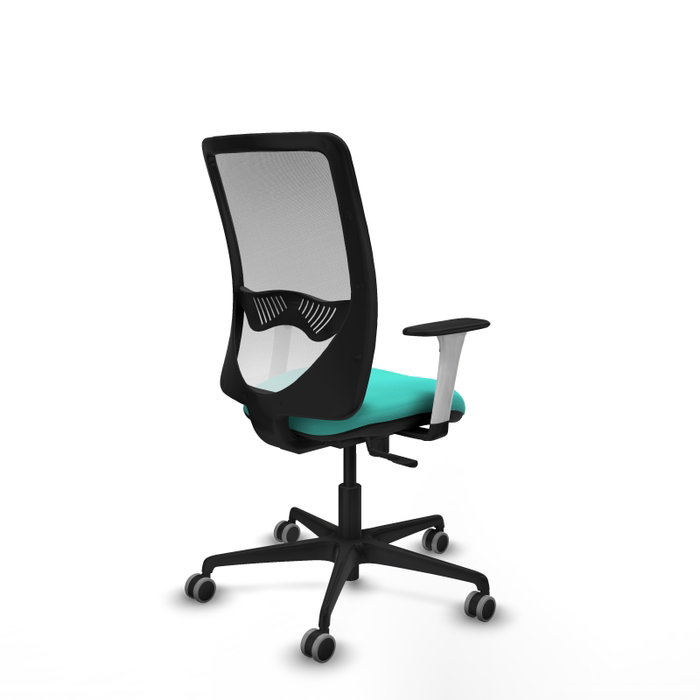 PIQUERAS Y CRESPO Silla de oficina Zulema Turquesa y Blanco PIQUERAS Y CRESPO Silla de oficina Zulema Turquesa y Blanco