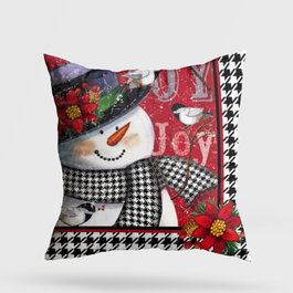 Aberto Design YY202339 Cojín Lujoso 43x43 cm, 50% Algodón 50% Poliéster, Relleno de Silicona para Máximo Confort