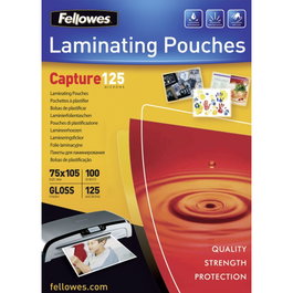 Fellowes Fundas de plastificar Capture 75x105 mm 125 micras Brillo