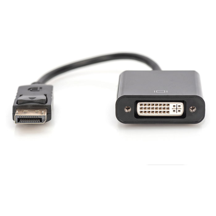 Digitus Adaptador DisplayPort a DVI-I 0.15m, 24+5 Contactos, Macho/Hembra, Version 1.1a, Dual Link, Resolucion 1920x1080 (1080p)