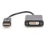 Digitus Adaptador DisplayPort a DVI-I 0.15m, 24+5 Contactos, Macho/Hembra, Version 1.1a, Dual Link, Resolucion 1920x1080 (1080p)