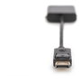 Digitus Adaptador DisplayPort a DVI-I 0.15m, 24+5 Contactos, Macho/Hembra, Version 1.1a, Dual Link, Resolucion 1920x1080 (1080p)