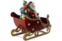 DKD Home Decor Trineo Navidad Tradicional Rojo Multicolor 26 x 60 x 64 cm