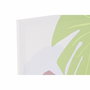 DKD Home Decor Set de 2 Cuadros de Lienzo y Pino Tropical Multicolor 50x70 cm