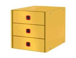Leitz Click & Store Cosy Fichero de 3 cajones amarillo 290x283x360 mm