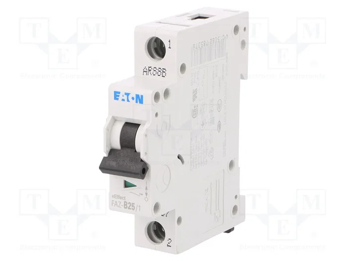 EATON ELECTRIC Interruptor magnetotérmico FAZ-B25/1 25A 1P 15kA EATON ELECTRIC Interruptor magnetotérmico FAZ-B25/1 25A 1P 15kA