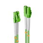 Lindy Cable de fibra óptica OM5 2m LC/LC Verde
