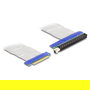 DeLOCK Riser Card PCI Express x8 a x16, Cable 20 cm, Conectores Macho/Hembra, Plata, Referencia Delock