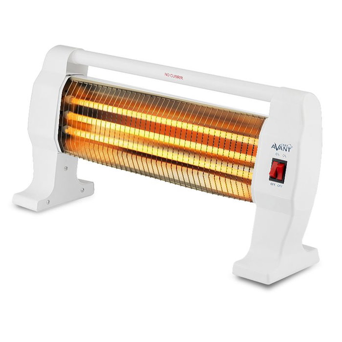 AVANT Estufa de Cuarzo de Suelo con 3 Tubos y 1200W de Potencia, Modelo Avant