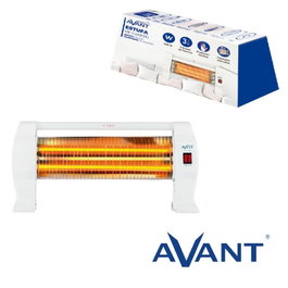 Avant Estufa de Cuarzo AV7552 de 1200W con 3 Niveles de Potencia