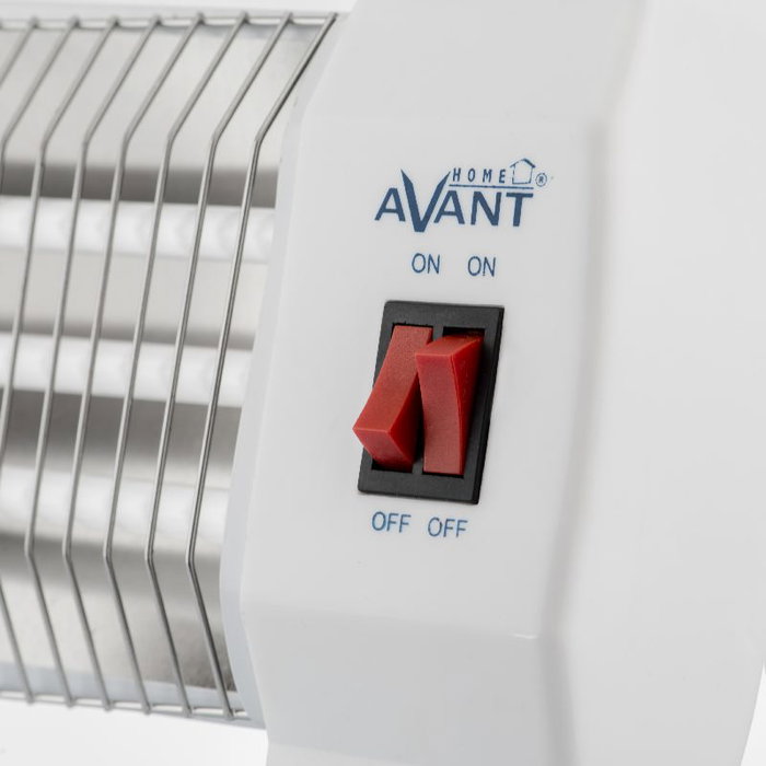 Avant Estufa de Cuarzo AV7552 de 1200W con 3 Niveles de Potencia