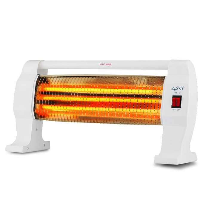 Avant Estufa de Cuarzo AV7552 de 1200W con 3 Niveles de Potencia