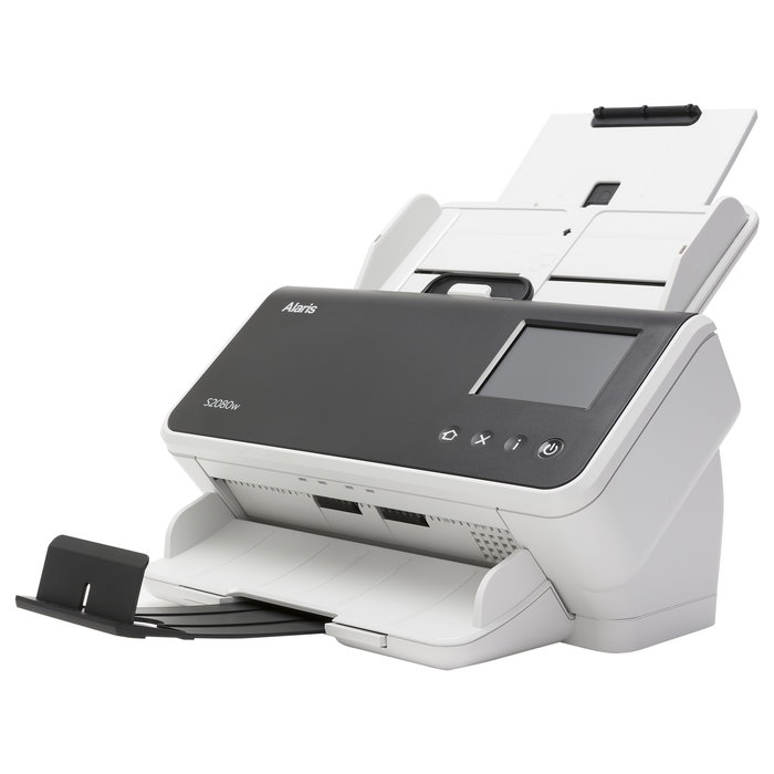 Kodak Alaris Scanner S2080w - Escáner de Documentos A4, 80 ppm, Dúplex, Color, WiFi, Ethernet, USB, con Alimentador Automático (ADF) y Pantalla Táctil