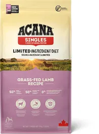 Acana Canine Adult Singles Grass Fed 17 kg Alimento para Perros Cordero