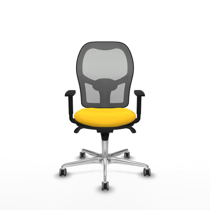 PIQUERAS Y CRESPO Silla de oficina Jorquera Sincro Amarillo y Gris PIQUERAS Y CRESPO Silla de oficina Jorquera Sincro Amarillo y Gris