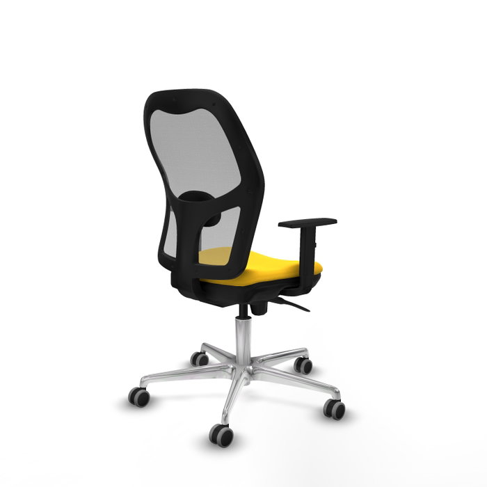 PIQUERAS Y CRESPO Silla de oficina Jorquera Sincro Amarillo y Gris PIQUERAS Y CRESPO Silla de oficina Jorquera Sincro Amarillo y Gris