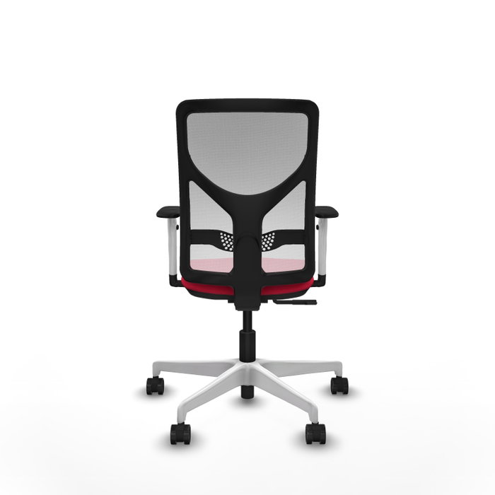 PIQUERAS Y CRESPO Silla de oficina Motilla con mecanismo Sincro, Rojo y Blanco PIQUERAS Y CRESPO Silla de oficina Motilla con mecanismo Sincro, Rojo y Blanco