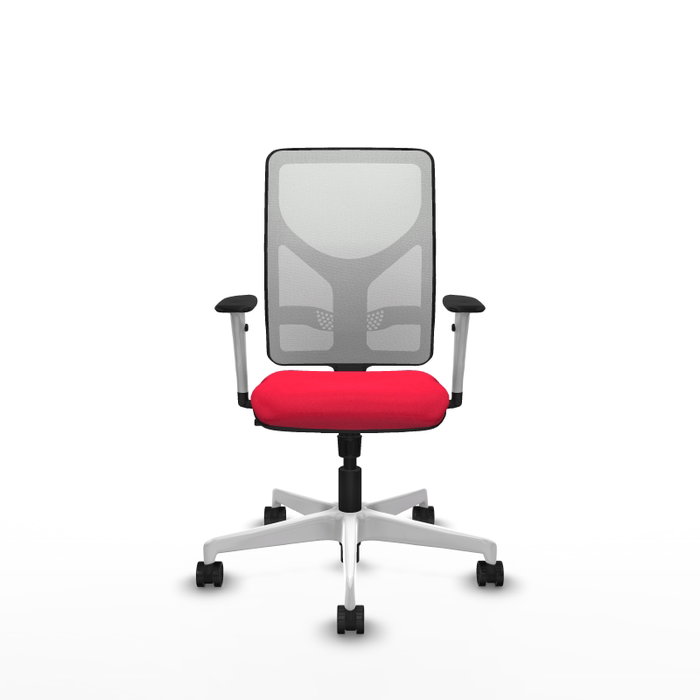 PIQUERAS Y CRESPO Silla de oficina Motilla con mecanismo Sincro, Rojo y Blanco PIQUERAS Y CRESPO Silla de oficina Motilla con mecanismo Sincro, Rojo y Blanco